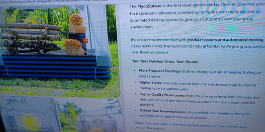 Outdoor mushroom garden kit 001