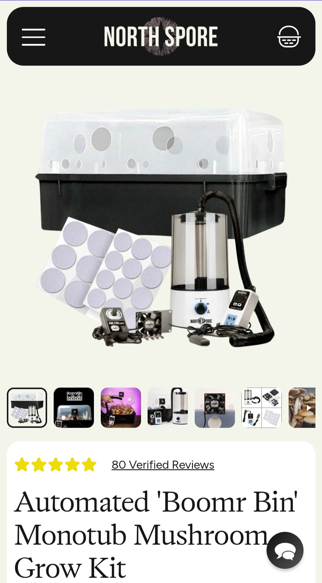 Mushroom grow tub