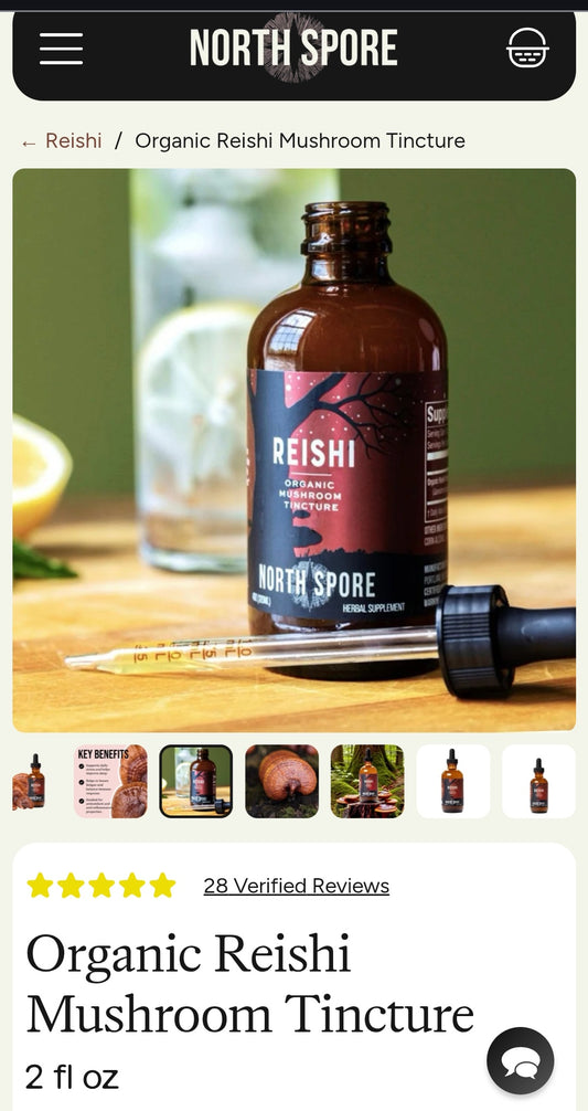 Organic mushroom med 001 rishi