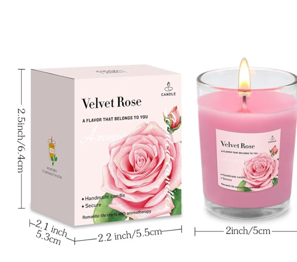 Scented the candles